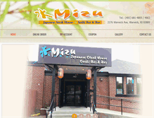 Tablet Screenshot of mizudinner.com